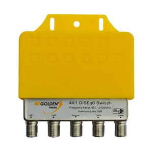 Golden Media - 4/1 DiSEqC Switch DiSEqC Onetrade